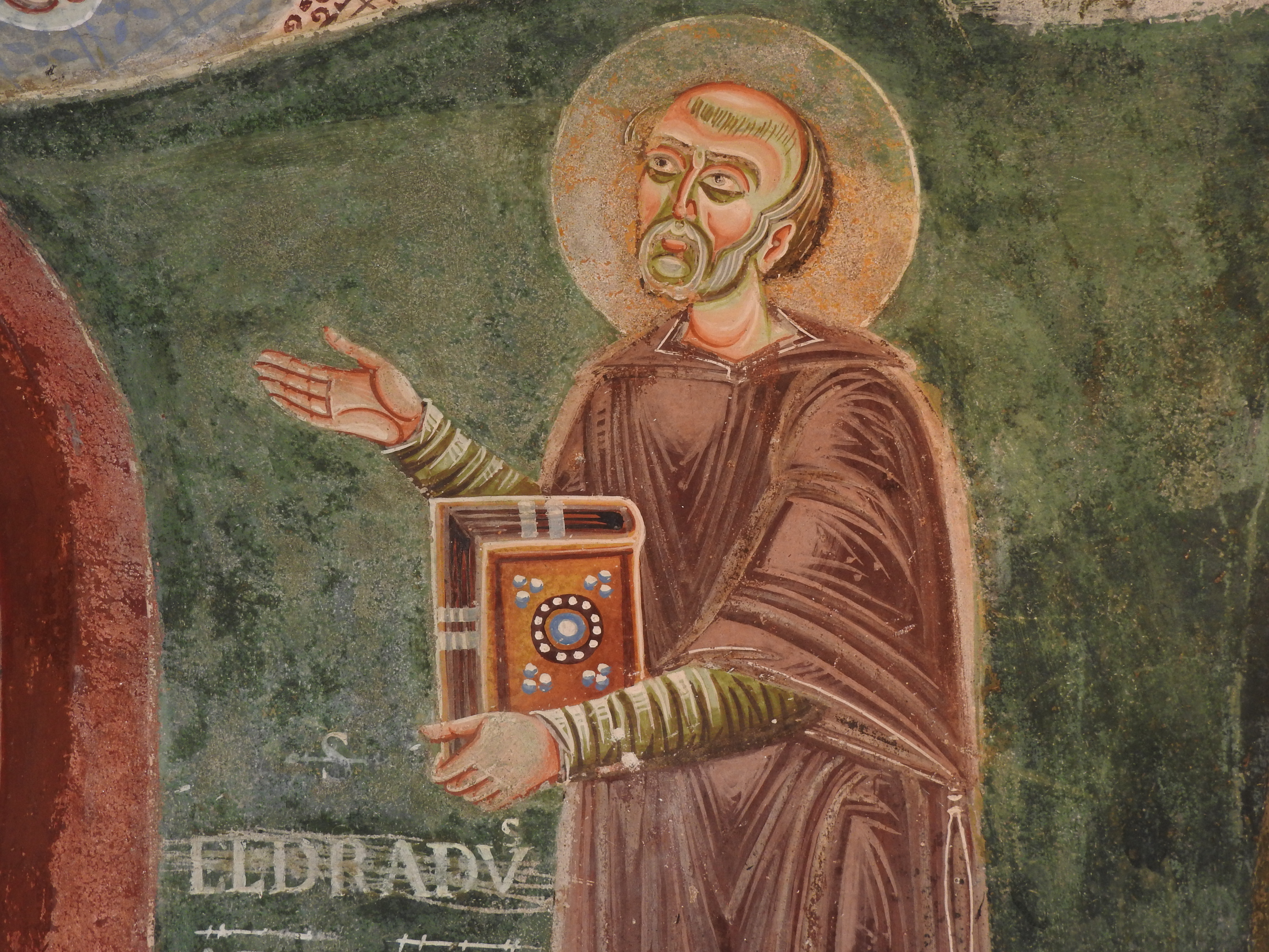 47_Sant'Eldrado, affresco nella Cappella a lui dedicata